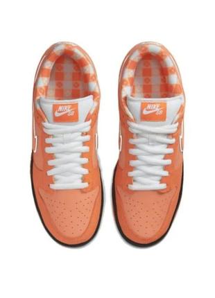 Чоловічі кросівки nike dunk low orange lobster😻