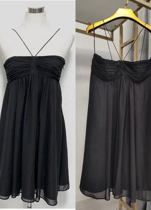 Маленьке чорне плаття міні zara