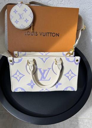 Шкіряна сумка в стилі louis vuitton3 фото