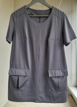 Туніка з блискучого трикотажу розміру xl