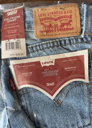 Шорты levis/ джинсовые шорты levis оригинал8 фото