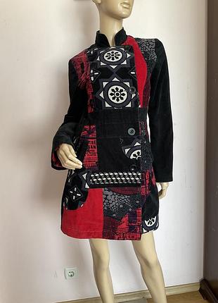 Бавовняне пальто - микровельвпт/ m- l/ brend desigual