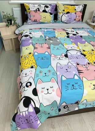 Постільна білизна з котиками