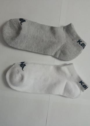 2 пары! набор! функциональные спортивные хлопковые носки kappa усиленная стопа размер 38/42