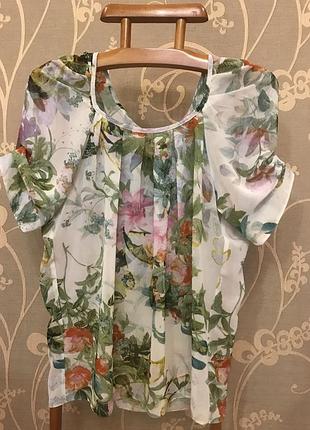Очень красивая и стильная блузка в цветах 20.