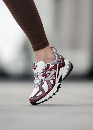 Женские кроссовки new balance 610 bordo white 36-37-39-40