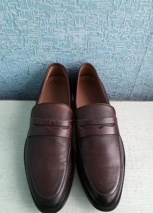 Шикарные мужские туфли лоферы marks & spenser2 фото
