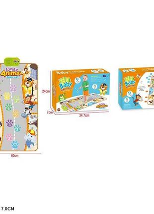 Коврик музыкальный 757-13 звуки животных, р-н 60*100см