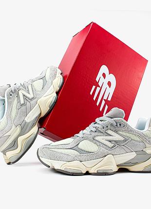New balance 9060 quiartz "grey team cream" качественные кроссовки очень стильно выгиваются, удобны и комфортны в носке
