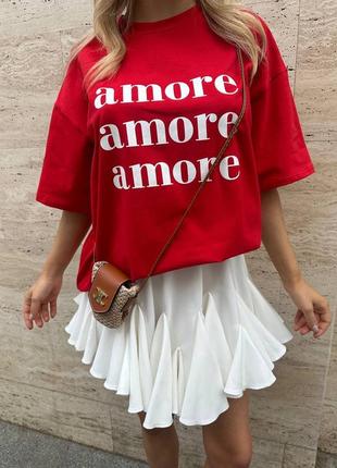 ❣️твоя вайбова футболка  “amore”❤️