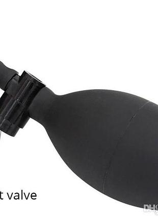 Надувной фаллоимитатор с грушей для накачки