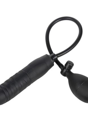 Надувной фаллоимитатор с грушей для накачки