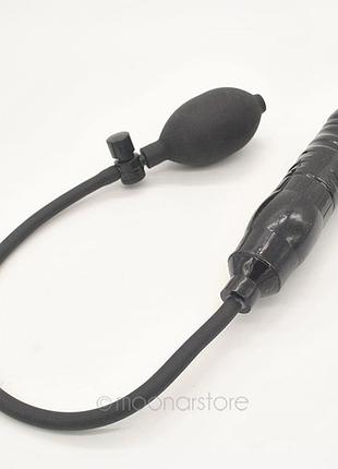 Надувной фаллоимитатор с грушей для накачки