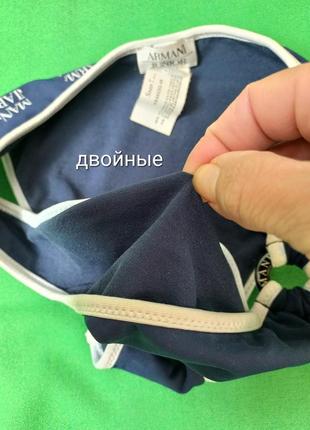 Купальные трусики для девочки с принтом armani junior7 фото