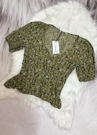 Новая футболка-блуза stradivarius s 36 8
