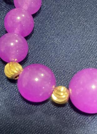 Ожерелье колье бусы натуральный камень