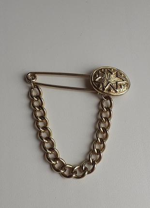 Винтажная брошь булавка