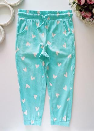 Мятные трикотажные брюки артикул: 20822