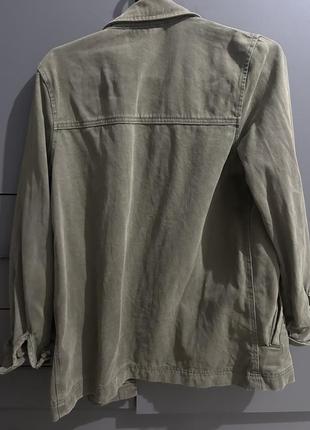 Пиджак жакет джинсовый рубашка теплая2 фото
