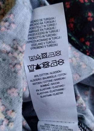 Женское боди на бретелях с цветочным принтом от primark8 фото