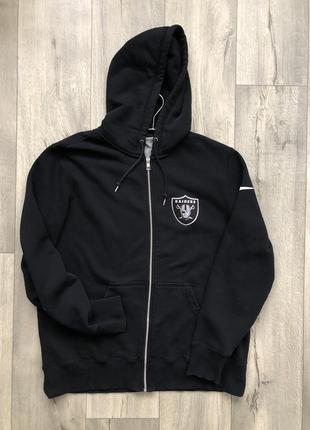 Nike raiders nfl худи мужская хл пайта на замке спортивная кофта