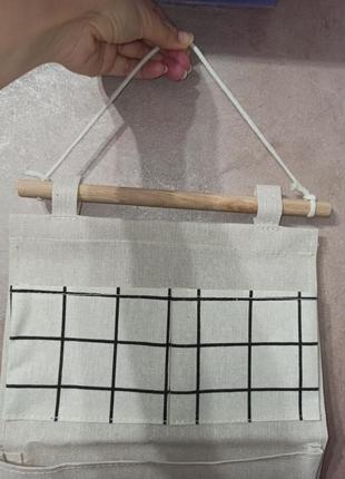 Еко органайзер підвісний для зберігання речей в клітинку