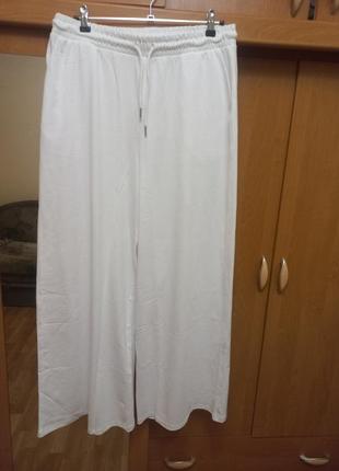 Продам нові білі штани палаццо zara (xl)