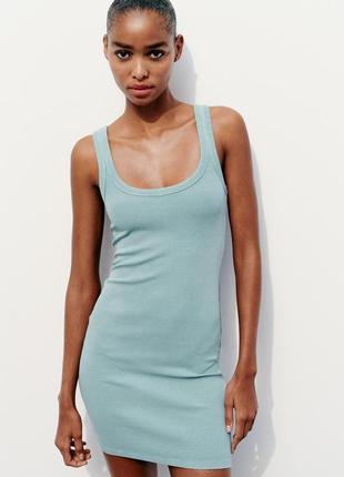 Плаття в рубчик zara