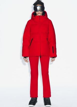 Лыжная куртка zara горнолыжный пуховик