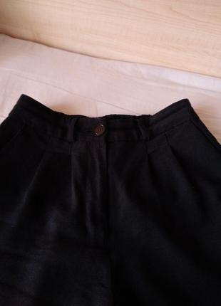 Черные брюки палаццо4 фото