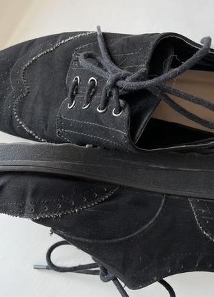 Замшевые ботинки на осень