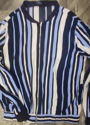 Легкий бомбер без подкладки