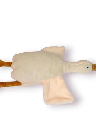 М'яка іграшка гусь-обіймусь 65 см кремовий