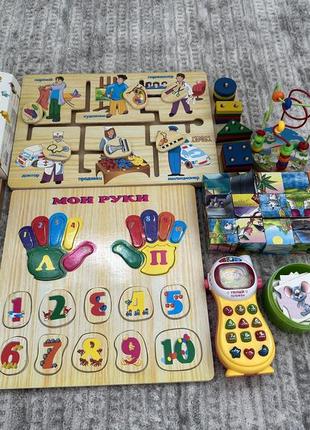 Деревянные развивающие игрушки3 фото