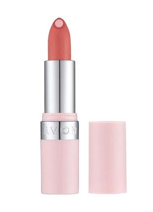 Губная помада avon супер увлажнение пудровая/hydra blush матовая 3.6 г матовая помада с гиалоурановой кислотой