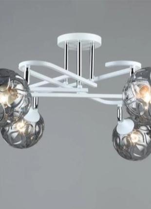 Люстра стельова sirius b a4071/6 wt+ch з поворотнім механізмом