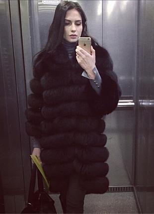 Шуба из песца