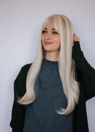 Парик блондинка длинные волосы мелирование