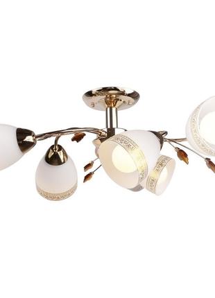 Люстра стельова e27 60w g (lk-454c/6) brille l67-208