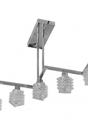 Люстра стельова e14 40w ch (br-586c/5) brille l66-015