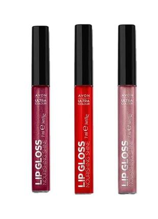 Avon питательный блеск для губ «ультра», 7 мл (рум`яна півонія /peony blush)