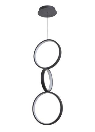 Світильник стельовий підвісний світлодіодний для спальні bl-848s/64w ww bk