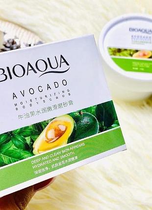 Скраб для тіла з екстрактом авокадо bioaqua 100г