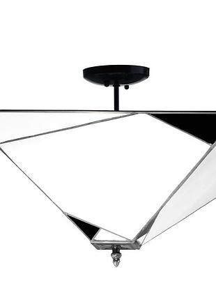 Люстра тіффані стельова e27 60w br (bl-605c/2) brille 172344