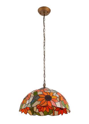 Люстра тіффані на дві лампи для кухні br-648s/16-2 e27