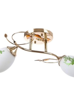 Люстра стельова в спальню e27 60w g (lk-468c/2) brille l67-228