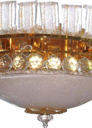 Люстра стельова торт кришталева e27 60w g (bcl-048c/6) brille 186055