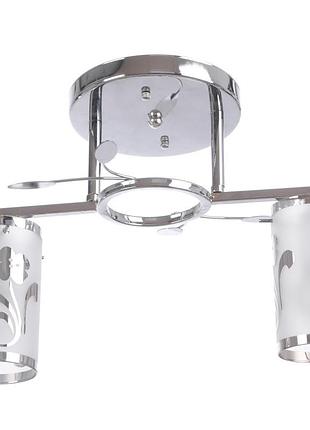 Люстра стельова для кухні e14 40w ch (lk-357c/2) brille l67-046