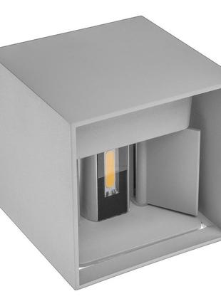 Підсвітка led фасадна ip54 al-251/6w nw gy brille 34-215