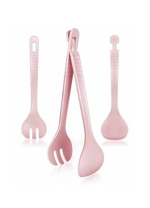 Щипці для салату banquet culinaria 29 см рожеві